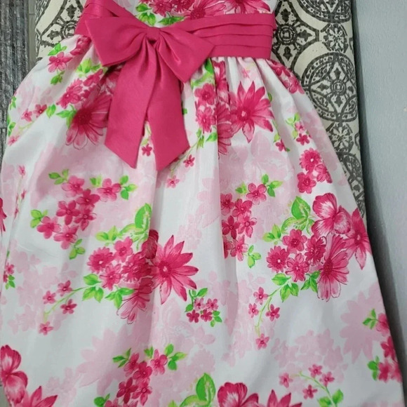 American Princess Valentines/Easter Floral Dress - Picture 9 of 11